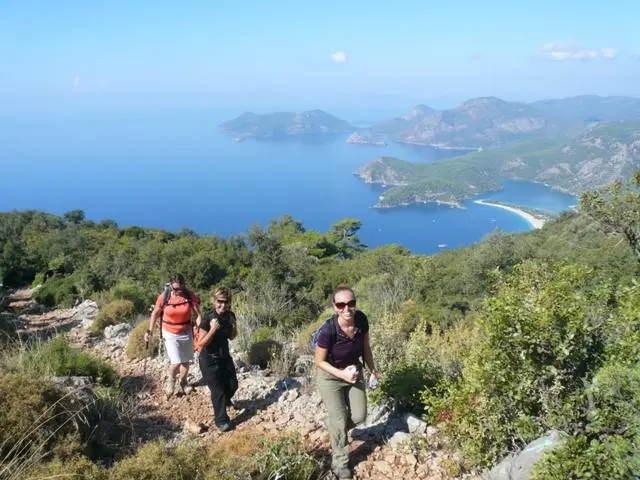 Likya Yolu üzerinde trekking yürüyüşleri