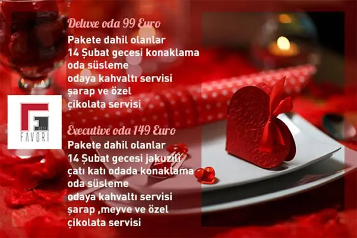Sevgililer Günü Paketi - Nişantaşı Favori Otel