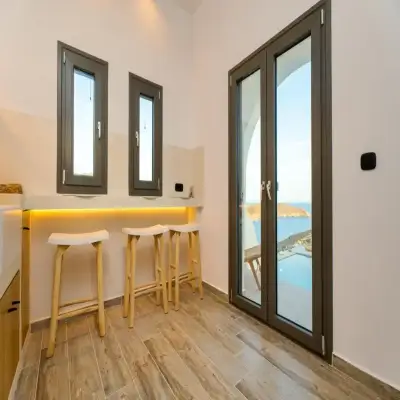 Ios Seaside house with sunset view and small pool