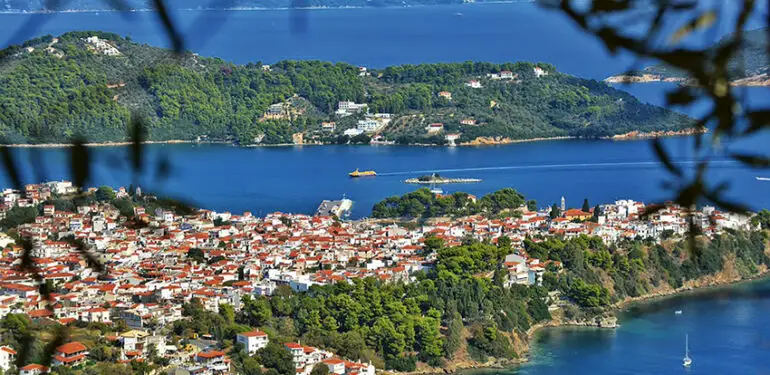 Skiathos Adası 