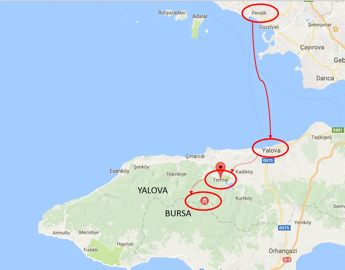 Yalova'ya Nasıl Gidilir?