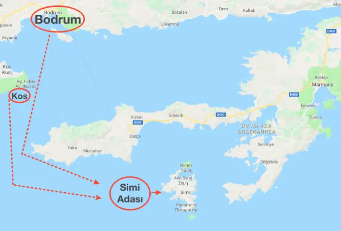 Türkiye'den Simi’ye Nasıl Gidilir?
