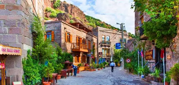 Behramkale Village